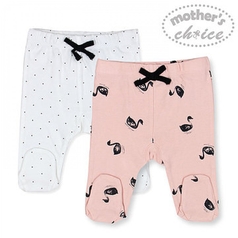 Mother's Choice 2 Pack Footed Leggings  It11629