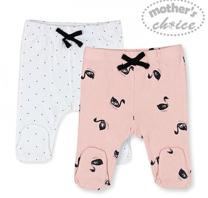 Mother's Choice 2 Pack Footed Leggings  It11629