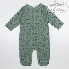 Mother's Choice Babygrower/ Footed Romper - Dinosaurs Sku: It2196