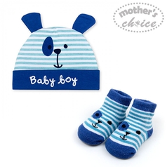 Mother's Choice Baby Hat And Socks Set  It2812/It 2813