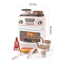 Happy Gourmet Play Kitchen Set Oven Toy ( Light And Music )