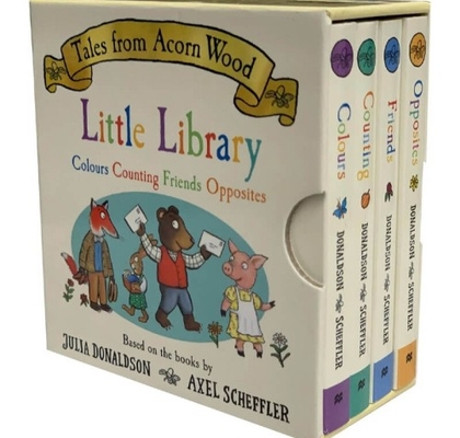 tales from acorn wood little library board book