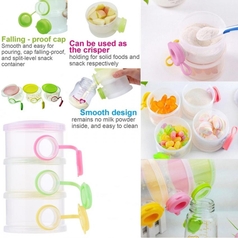 Mumlove Multi Functional Milk Powder Container 4-Layer