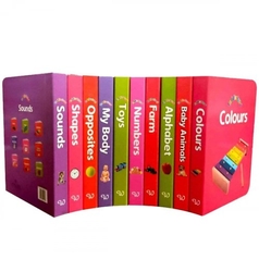 My First Little Library Board Book (10 Books)