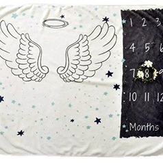 Monthly Milestone Blanket For New Born Baby