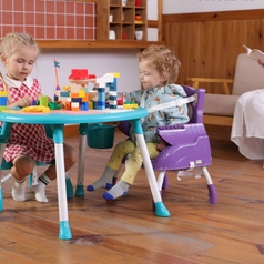 3 In 1 Children's Dining Chair Learning & Eat & Building Blocks