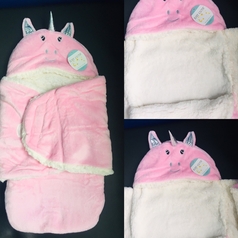 Winter Hooded Swaddle With Fur Inside