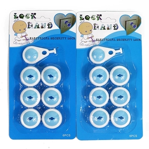 6 pcs kids electric safety outlet power lock plug cover