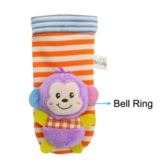 Rattles Soft Bell Toy For Hand & Foot 4 Pcs Set 2 Pair