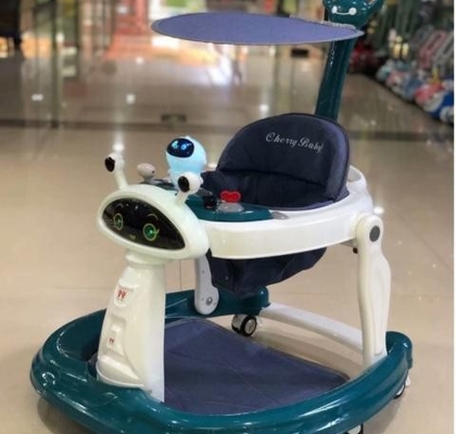 2 in 1 baby walker with pusher canopy kl002