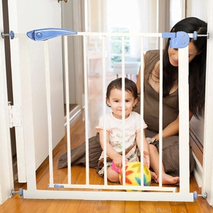 baby safety gate with extension