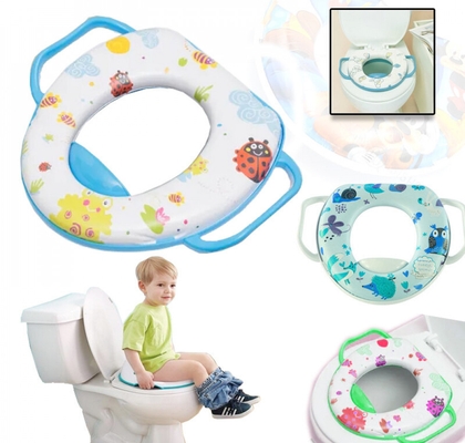 soft baby toilet seat with handles
