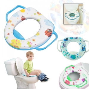 soft baby toilet seat with handles