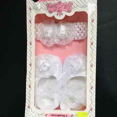 Cute Shoes And Headband Set