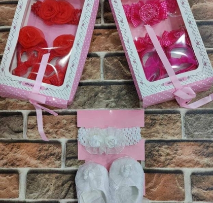 cute shoes and headband set