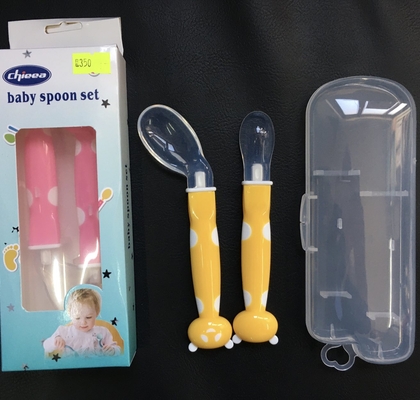 baby soft silicone spoon set