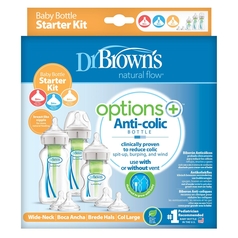 Dr. Brown's Options+™ Wide-Neck Baby Bottle Starter Kit