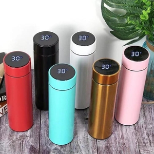 stainless steel thermos with led temperature display
