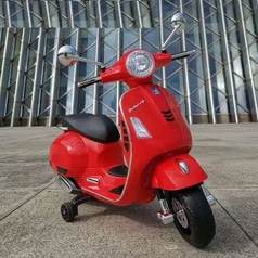 Vespa Rechargeable Battery Operated Ride-On Scooter For (3 To 7yrs)