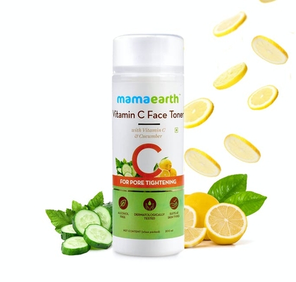 Mamaearth Vitamin C Face Toner With Vitamin C & Cucumber For Pore Tightening, 200 Ml