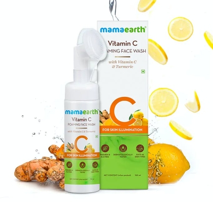 Vitamin C Foaming Face Wash With Vitamin C And Turmeric For Skin Illumination - 150ml