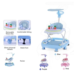 360 Degree Rotating New Model Round Outdoor Baby Walker With Music.