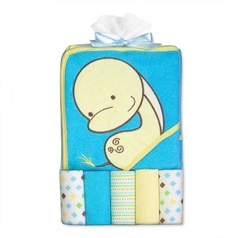 Mother's Choice Hooded Towel With 5 Face-Cloths It7819