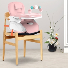 Feeding Chair + Booster With Wheel And Toy