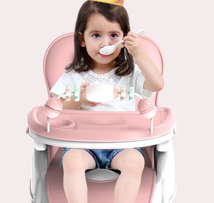 feeding chair + booster with wheel and toy