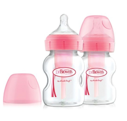 Dr. Brown's 5 Oz / 150 Ml Pp Wide-Neck "Options" Baby Bottle-2bottles