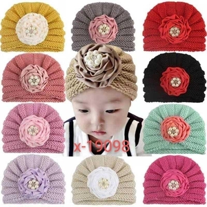 cute woolen turban cap for baby